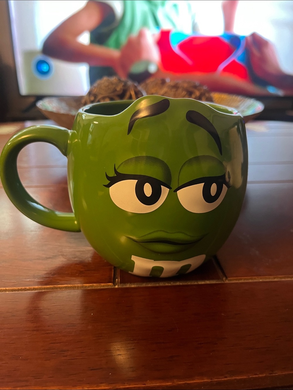 M&M's Green Character Ceramic Mug - Green